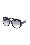 Tom Ford Lunettes de Soleil ANNABELLE FT 1010 Shiny Black/Grey Shaded 62/16/135 femme