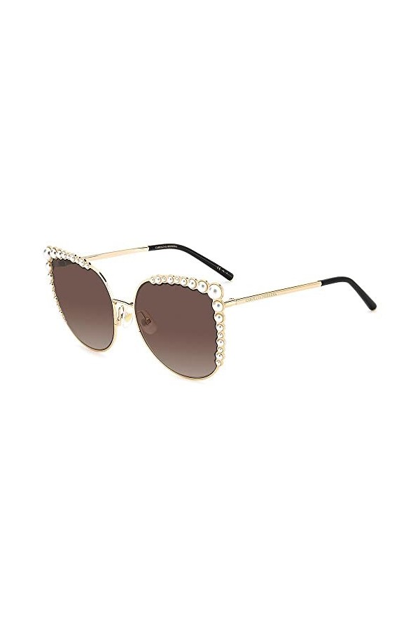 Carolina Herrera Her 0076/s Sunglasses, 000/HA Rose Gold, 58 Unisex