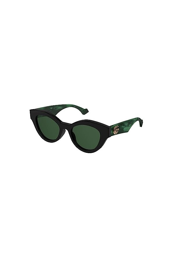 Gucci Lunettes de Soleil GG0957S Black/Green 51/19/145 femme