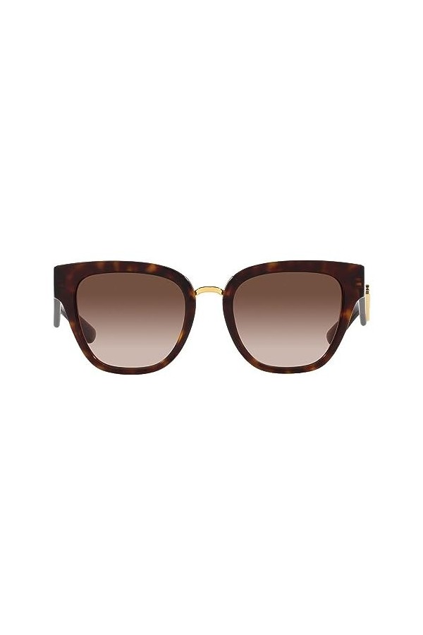 Dolce & Gabbana Lunettes de Soleil DG 4437 Havana/Brown Shaded 51/20/145 femme