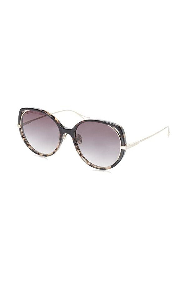 Nina Ricci Femme SNR362 Lunettes de Soleil, Black Grey Havana, 57