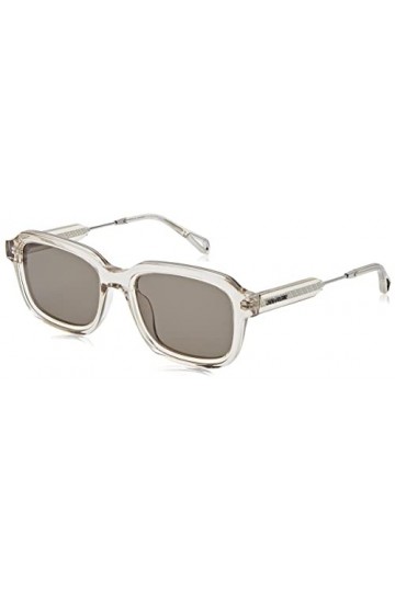 Zadig & Voltaire Szv335 Lunettes de Soleil, Shiny Transp.Beige, 53 Femme