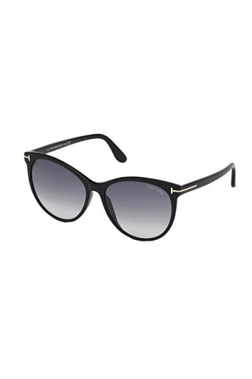Tom Ford Lunettes de Soleil MAXIM FT 0787 Black/Grey Shaded 59/16/140 femme