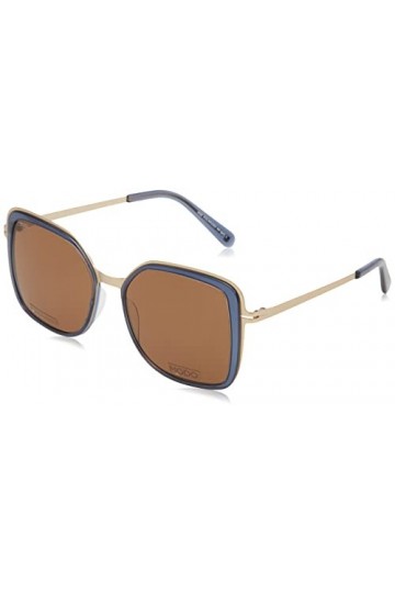 MODO & ECO 462 Lunettes de Soleil, Midnight Blue Gold, 54 Femme