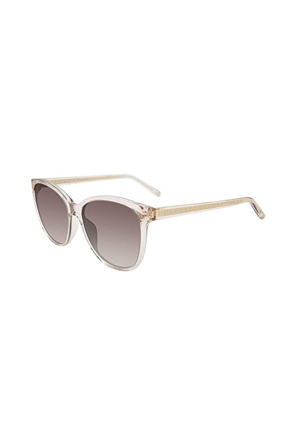 Escada Sesc77 Lunettes de Soleil, Beige Brillant, 55 Femme