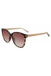 Escada Sesc77 Lunettes de Soleil, Beige Brillant, 55 Femme