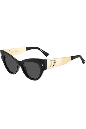 Dsquared2 D2 0062/S Lunettes, Noir, 49 pour femme, noir