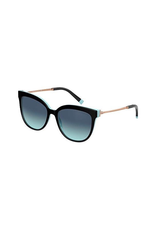 Tiffany & Co. Lunettes de Soleil TIFFANY T TF 4176 Black/Blue Shaded 55/17/140 femme