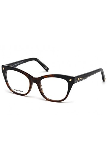 Dsquared2 D Squared Brillengestelle DQ5160 056-52-18-140 Lunettes de Soleil, Marron Braun , 52.0 Femme