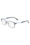 Flexon E1126 FLE1126 Sunglasses, 410 Matte Navy, 52 Unisex