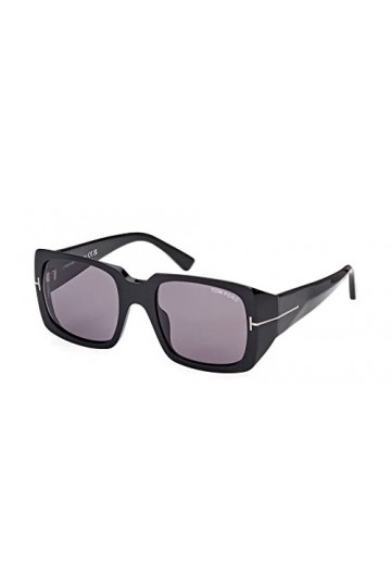 Tom Ford Lunettes de Soleil RYDER-02 FT 1035-N Shiny Black/Dark Grey 51/20/135 femme