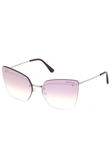 Tom Ford Lunettes de Soleil CAMILLA-02 FT 0682 Silver/Pink Shaded 63/15/140 femme