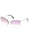 Tom Ford Lunettes de Soleil CAMILLA-02 FT 0682 Silver/Pink Shaded 63/15/140 femme