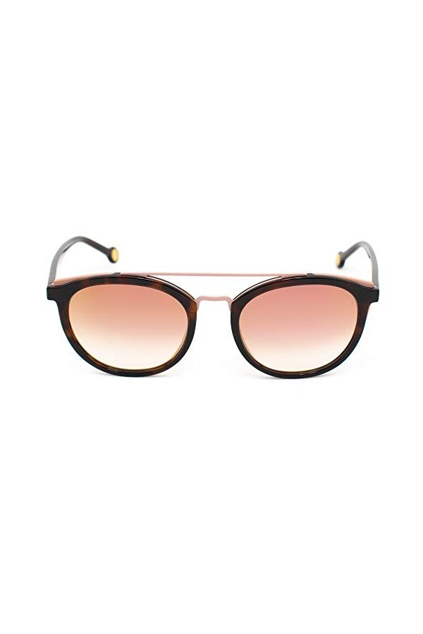 Carolina Herrera SHE741722G Lunettes de Soleil, Havana, 52/21/135 Femme
