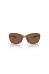 Oakley Womens OO9301 Cohort Rectangular Sunglasses, Matte Transparent Berry/Prizm Bronze, 62 mm