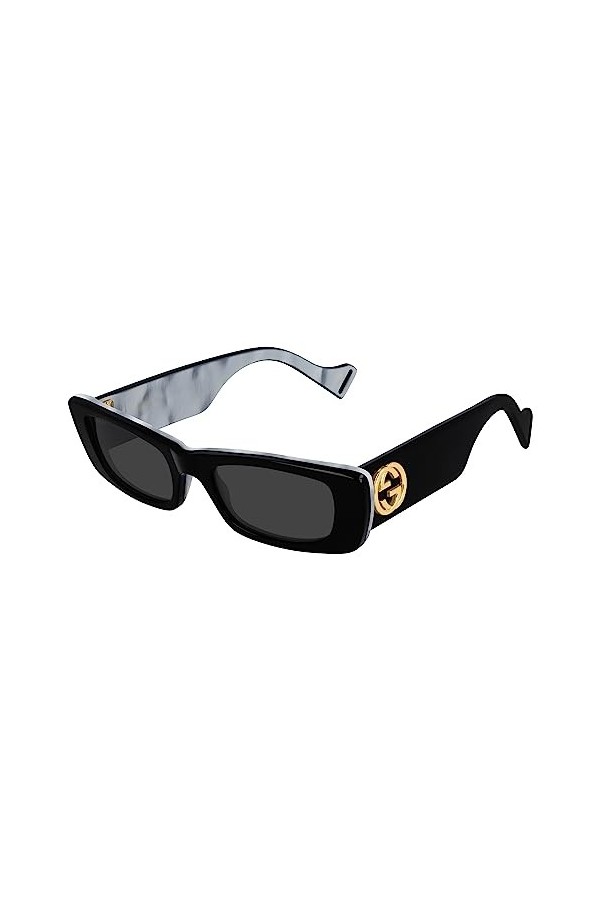 Gucci Lunettes de Soleil GG0516S Black/Grey 52/20/145 femme