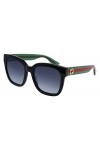 Gucci Lunettes de Soleil GG0034SN Black Green/Grey Shaded 54/20/140 femme