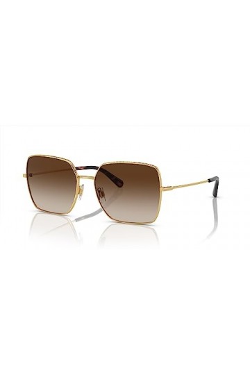 Dolce and Gabbana 0DG2242 Lunettes de Soleil, Gold, 57 Femme