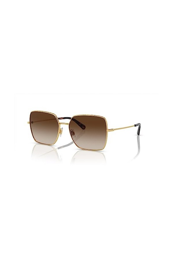 Dolce and Gabbana 0DG2242 Lunettes de Soleil, Gold, 57 Femme