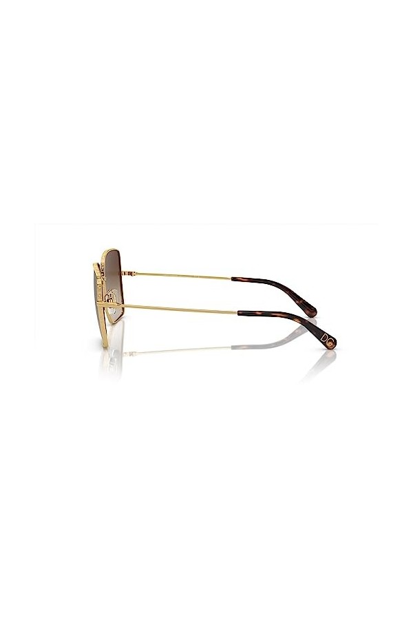 Dolce and Gabbana 0DG2242 Lunettes de Soleil, Gold, 57 Femme
