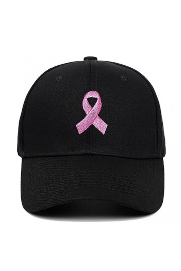Cascade-Cancer du Sein Casquettes De Baseball pour Les Femmes Les Filles, Le Ruban Rose Brodé Chapeaux De Cancer du Sein Cade