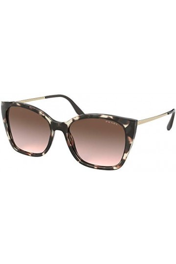 Prada 0PR 12XS Lunettes de Soleil, Brown Havana/Brown Shaded, 54 Femme