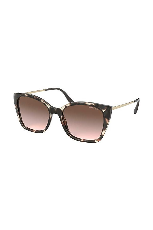 Prada 0PR 12XS Lunettes de Soleil, Brown Havana/Brown Shaded, 54 Femme