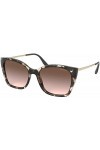Prada 0PR 12XS Lunettes de Soleil, Brown Havana/Brown Shaded, 54 Femme