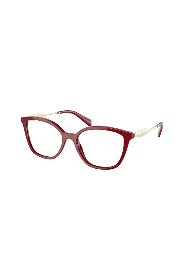Prada 0PR 02ZV Lunettes de soleil, Rouge, 54 Unisexe, Rouge