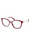 Prada 0PR 02ZV Lunettes de soleil, Rouge, 54 Unisexe, Rouge