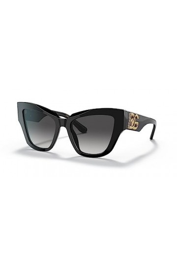 Dolce & Gabbana Lunettes de Soleil DG 4404 Black/Grey Shaded 54/19/140 femme