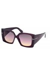 Tom Ford Lunettes de Soleil JACQUETTA FT 0921 Shiny Violet/Smoke Violet Shaded 54/18/140 femme