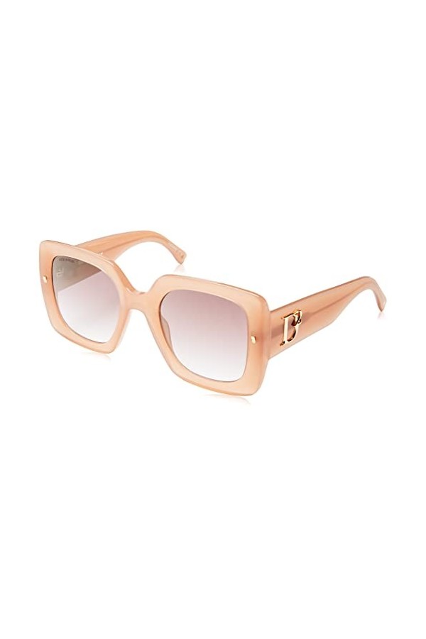 DSQUARED2 D2 0063/S Lunettes de Soleil, Beige, 53 Femme