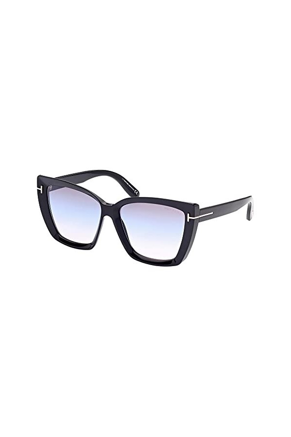 Tom Ford Lunettes de Soleil SCARLET-02 FT 0920 Shiny Black/Grey Shaded 57/15/140 femme