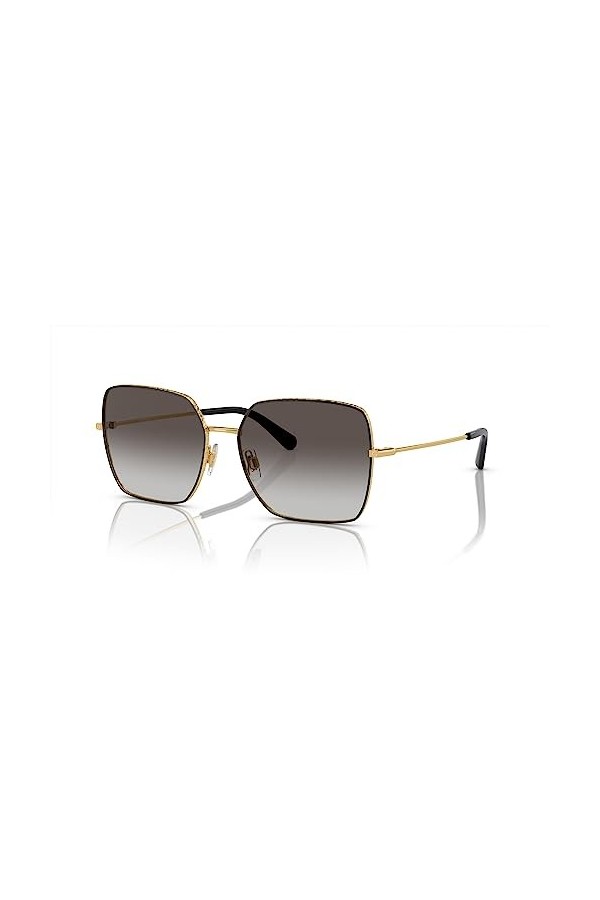 Dolce & Gabbana 0DG2242, Lunettes de soleil Femme, opacity, GOLD/BLACK,