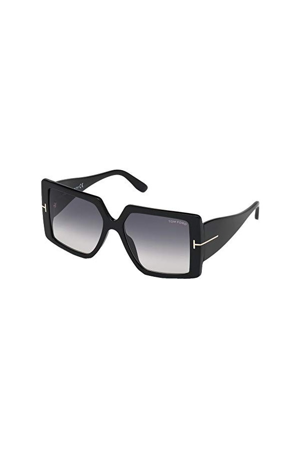 Tom Ford Lunettes de Soleil QUINN FT 0790 Shiny Black/Dark Grey Shaded 57/17/135 femme