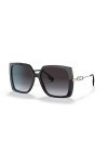 BURBERRY Lunettes de Soleil LUNA BE 4332 Black/Grey Shaded 57/16/140 femme