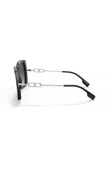 BURBERRY Lunettes de Soleil LUNA BE 4332 Black/Grey Shaded 57/16/140 femme