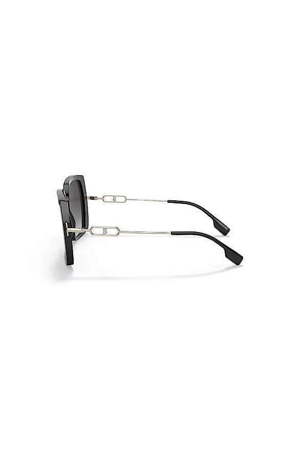 BURBERRY Lunettes de Soleil LUNA BE 4332 Black/Grey Shaded 57/16/140 femme