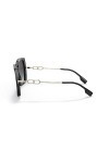 BURBERRY Lunettes de Soleil LUNA BE 4332 Black/Grey Shaded 57/16/140 femme