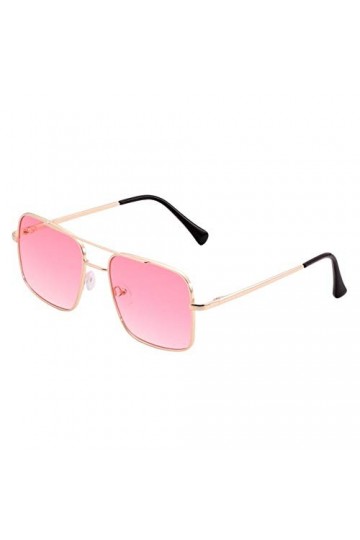 NIFG Big box lunettes de soleil hommes et femmes voyagent des lunettes de soleil carrées décoratives