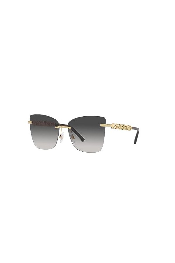 Dolce & Gabbana Lunettes de Soleil DG 2289 Gold/Grey Shaded 59/14/140 femme