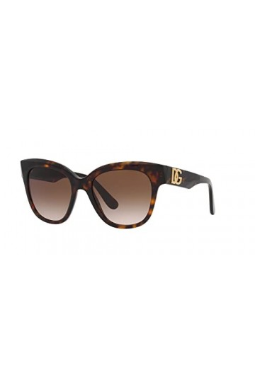 Lunettes de Soleil Dolce & Gabbana DG 4407 Havana/Brown Shaded 53/19/140 femme