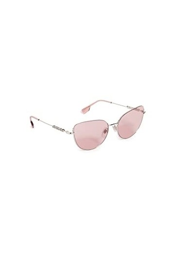 Burberry Femme Harper Lunettes de Soleil, Argent, 58