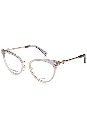 Dsquared D2 0067 Sunglasses, FT3/20 Grey Gold, 52 Unisex