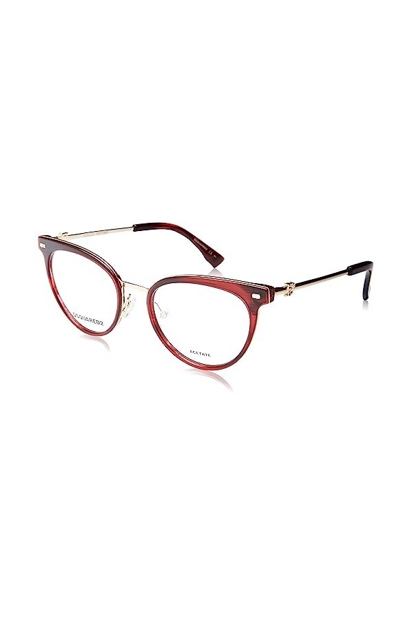 Dsquared D2 0067 Sunglasses, FT3/20 Grey Gold, 52 Unisex