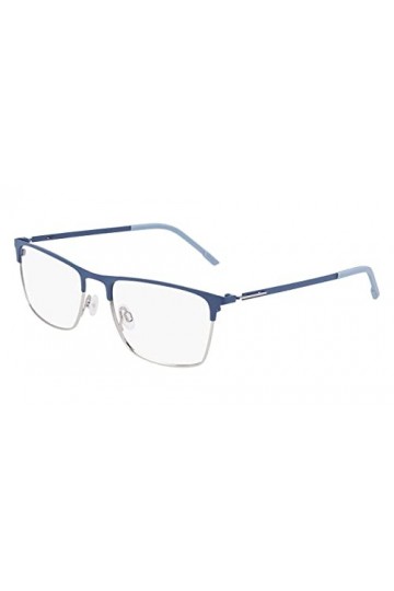 Flexon E1141 Sunglasses, 455 Matte Stone Blue/Silver, 56 Unisex