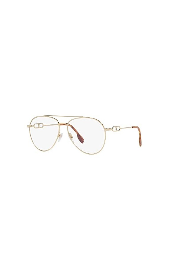 BURBERRY Lunettes de Soleil CARMEN BE 3128 Pale Gold/Clear Blue Light Filter 58/14/145 femme