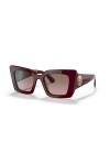 BURBERRY Lunettes de Soleil DAISY BE 4344 Bordeaux/Violet Brown Shaded 51/20/140 femme
