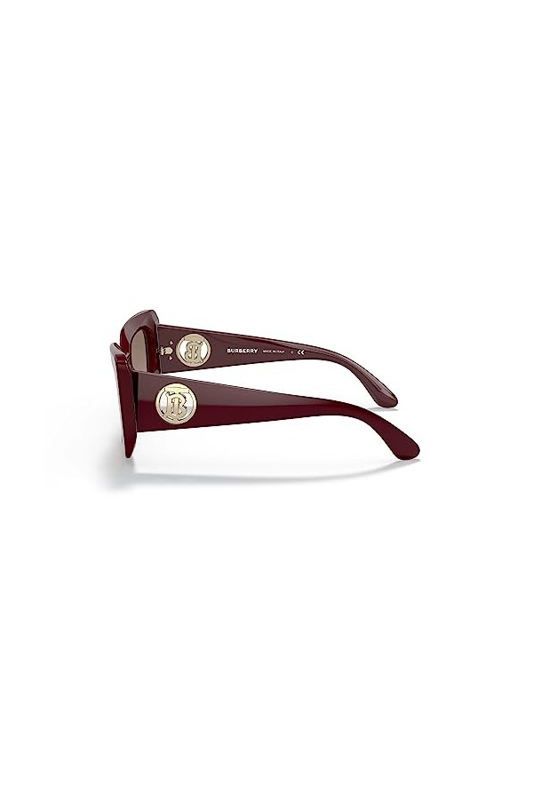 BURBERRY Lunettes de Soleil DAISY BE 4344 Bordeaux/Violet Brown Shaded 51/20/140 femme